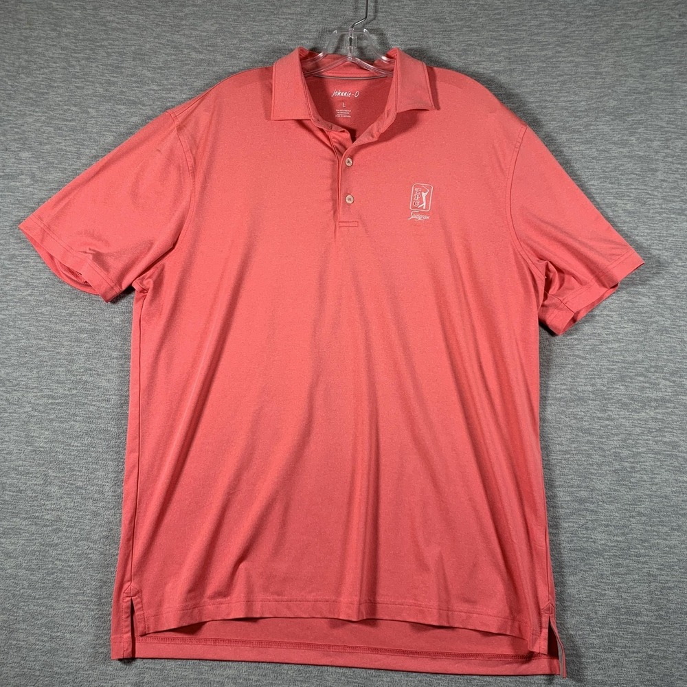 Johnnie-O TPC Sawgrass Shirt Mens‎ Large Pink Golf Johnnie-O Performance Polo
